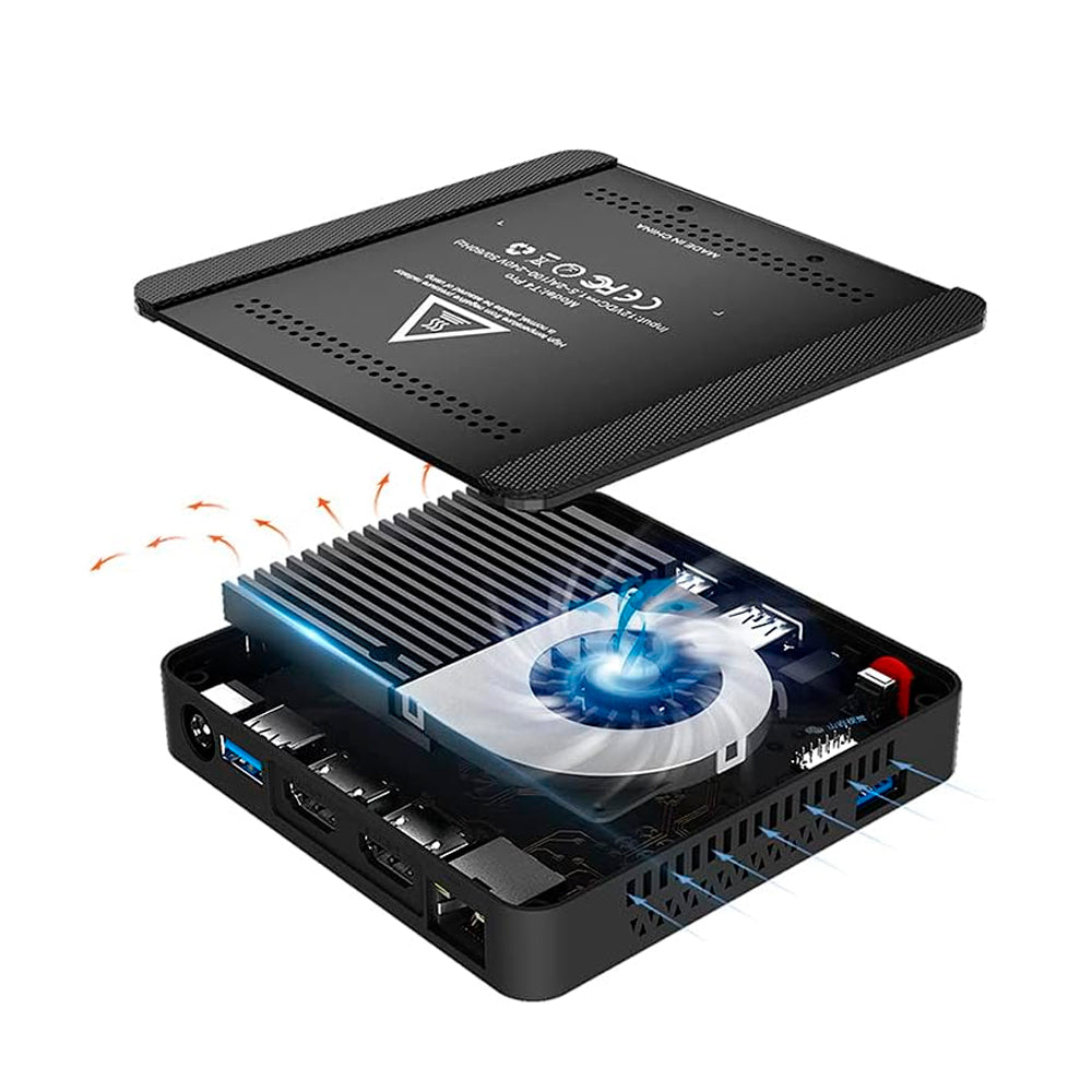Mini Computador Beelink BT4, Intel Atom X5-Z8500, 4GB RAM DDR3, 64GB, eMMC 4K, Windows 10 Pro, Preto, Vitrine